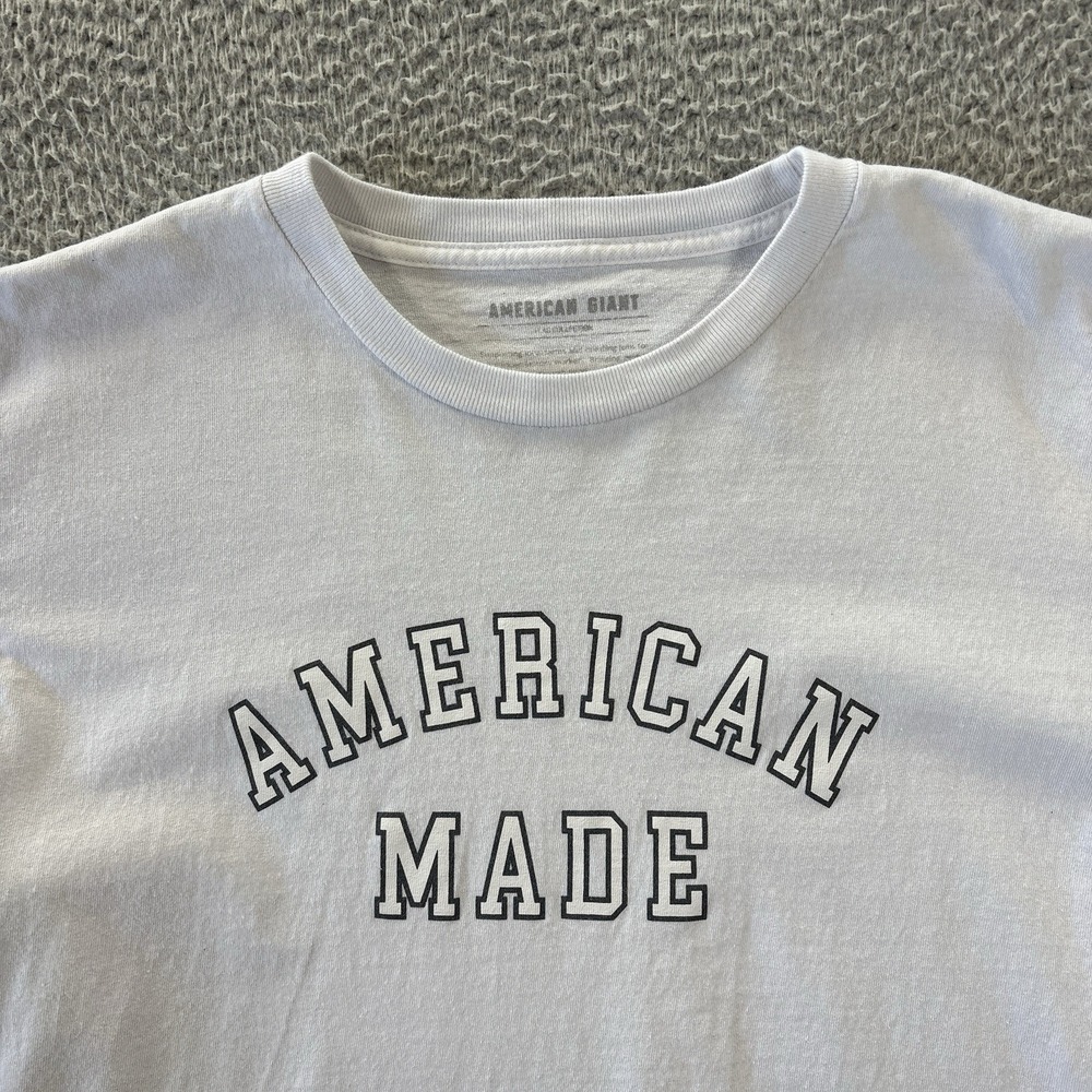 American Giant T-Shirt Mens Large American Made Graphic USA Collection - Picture 3 of 10